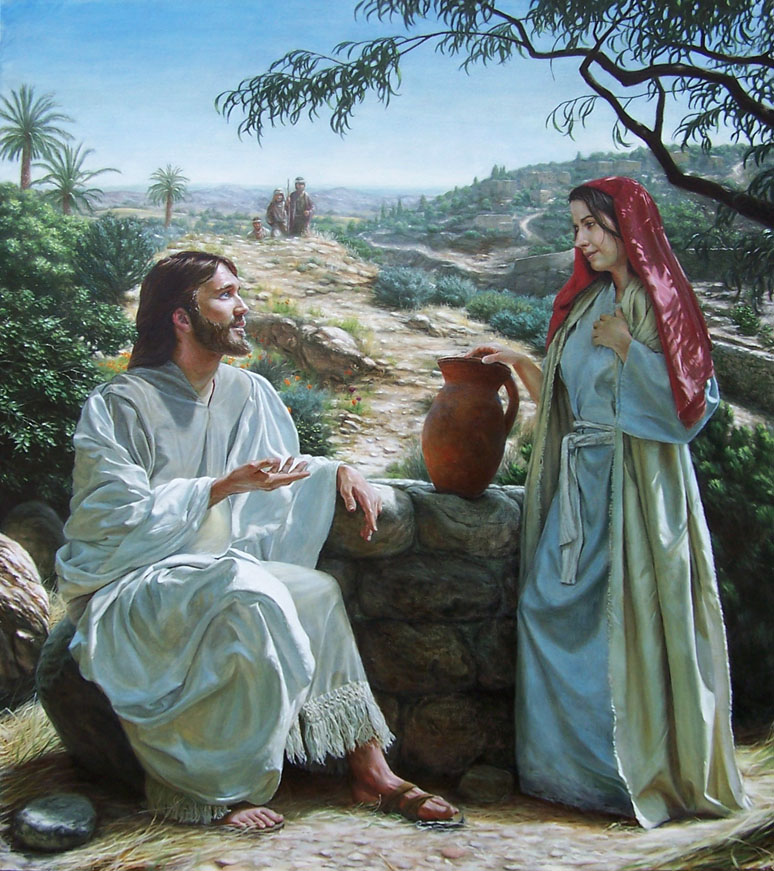 clipart jesus and the woman at the well - photo #5
